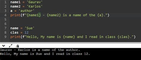 how to use f format in python