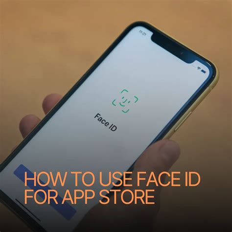 how to use face id instead of password on app store