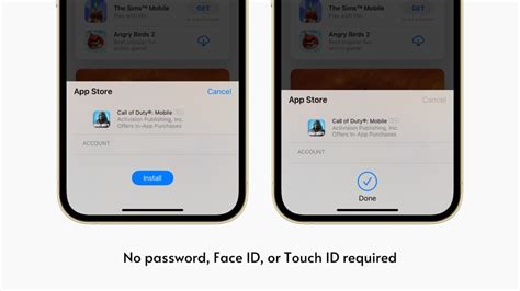 how to use face id instead of password when downloading apps
