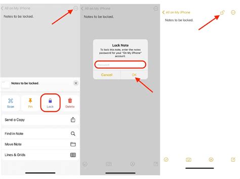 how to use face id to open notes on iphone