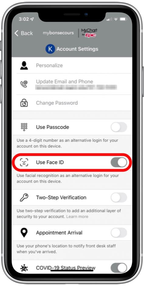 how to use face id to unlock apps