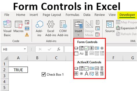 how to use format control in excel