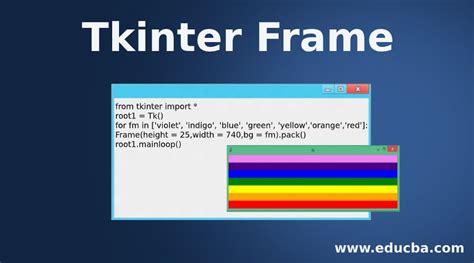 how to use frame in tkinter