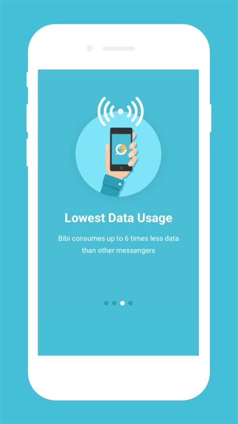 how to use free data messenger in iphone