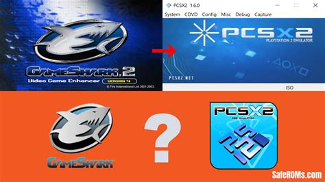 how to use gameshark on ps2 emulator