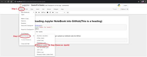 how to use github code in jupyter notebook