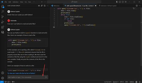 how to use github copilot in visual studio code