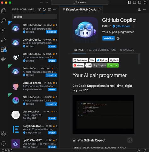 how to use github copilot with unity
