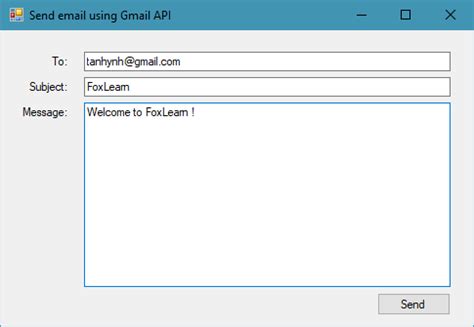 how to use gmail api c#