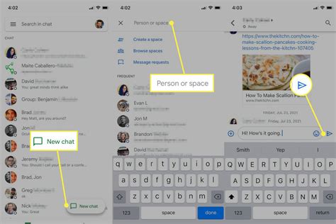 how to use google chat on ios