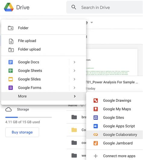 how to use google drive in colab