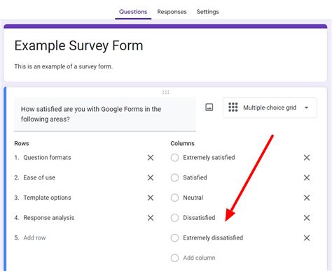 how to use google forms for multiple choice questions