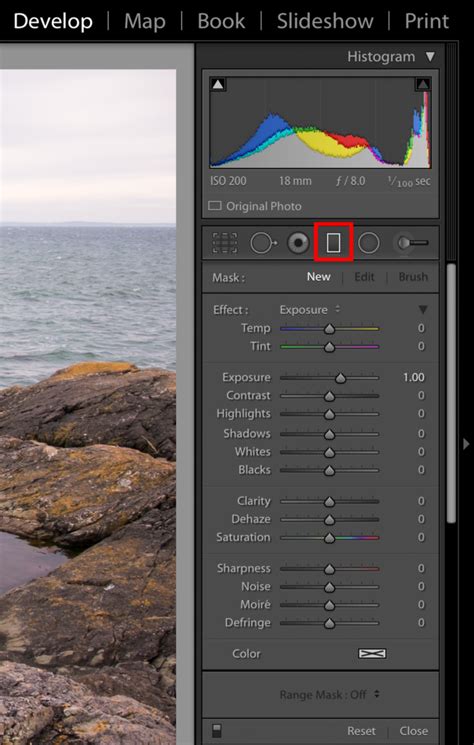 how to use gradient tool in lightroom classic