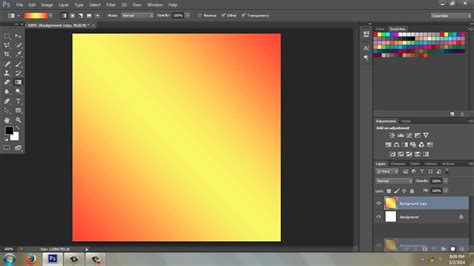 how to use gradient tool in photoshop cs6