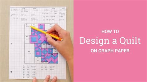 how to use graph paper to design a quilt