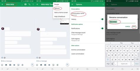 how to use group chat on android