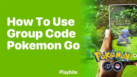 how to use group codes in pokemon go