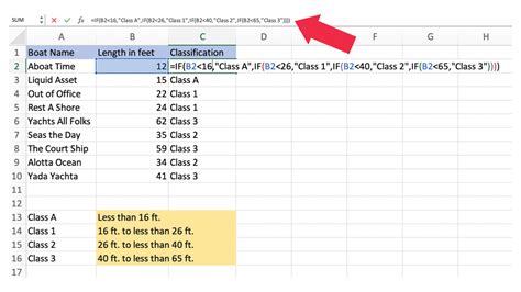 how to use if else statement in excel