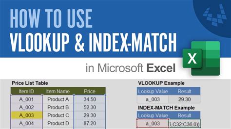 how to use index match in excel using vlookup