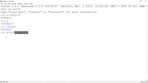 how to use int input in python