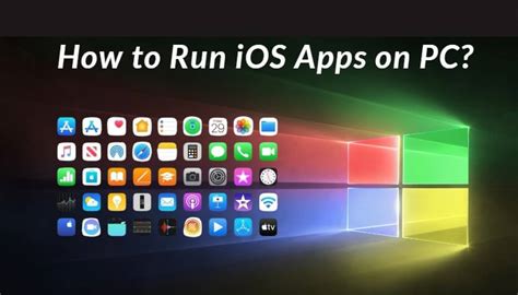 how to use ios apps on pc