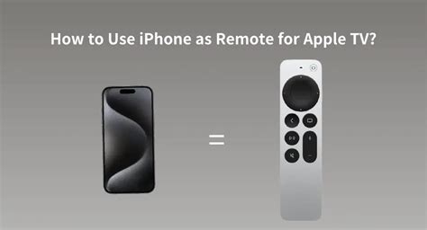 how to use iphone as remote