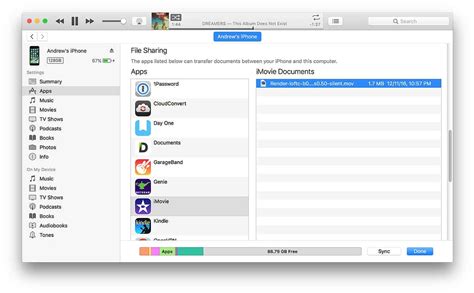 how to use itunes to transfer files from iphone to pc