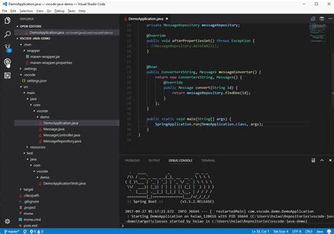 how to use java code in visual studio