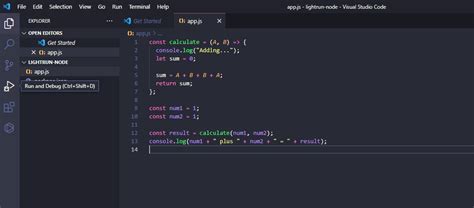 how to use javascript debugger in vscode