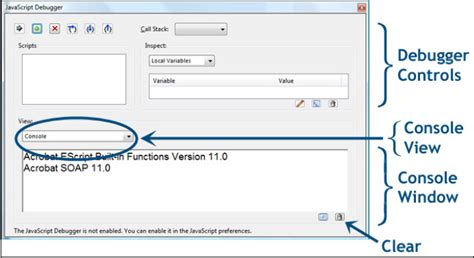 how to use javascript in adobe acrobat pro