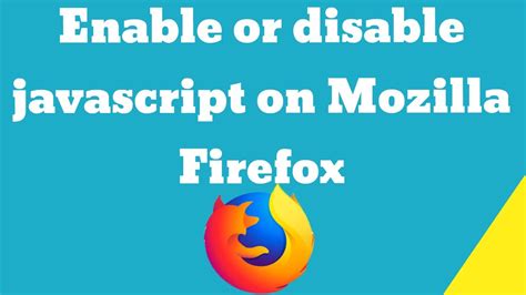 how to use javascript in firefox