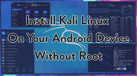 how to use kali linux on android without root
