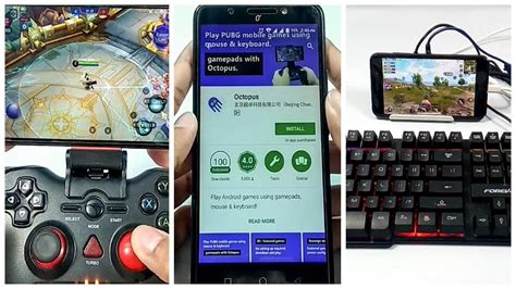 how to use keyboard and mouse on android games