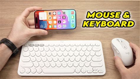 how to use keyboard and mouse on iphone 15