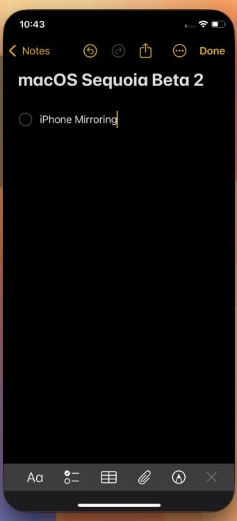 how to use keyboard on iphone mirroring