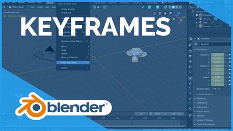 how to use keyframes in blender