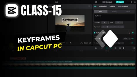 how to use keyframes in capcut for text