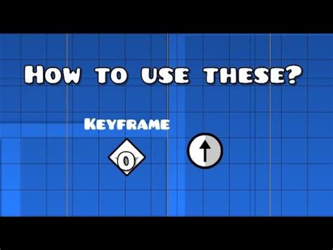 how to use keyframes in gd