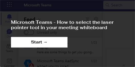 how to use laser pointer in teams meeting
