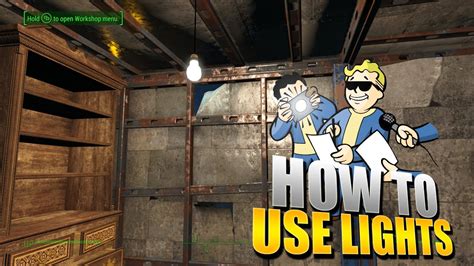 how to use lights in fallout 4