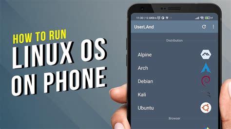 how to use linux in android phone