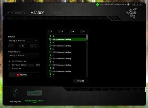 how to use macros on razer synapse