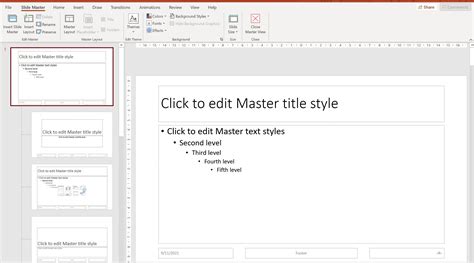 how to use master slide in powerpoint