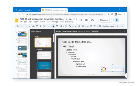 how to use master slides in google slides
