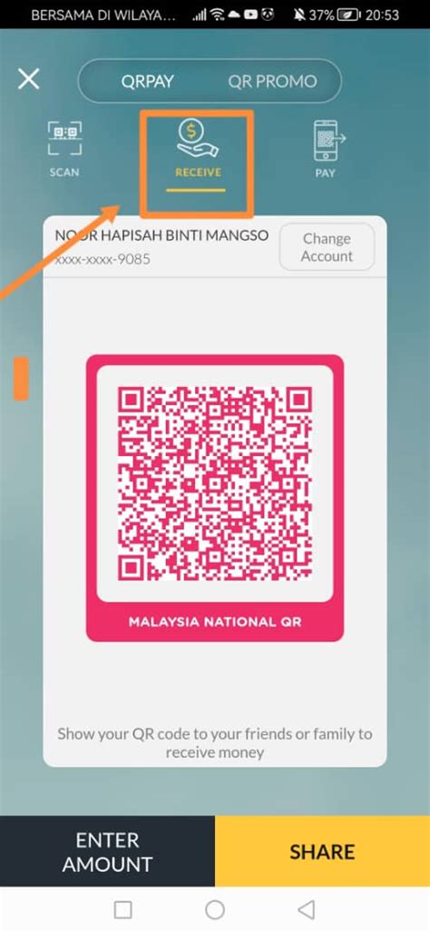 how to use maybank qr code