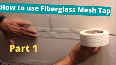 how to use mesh drywall tape