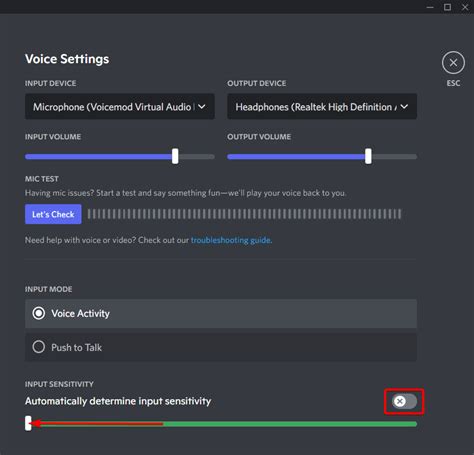 how to use mic on discord browser