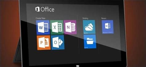 how to use microsoft office for free on tablet