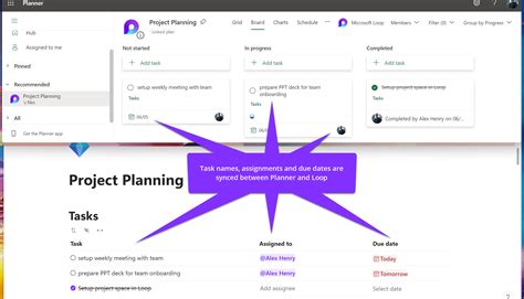 how to use microsoft planner board