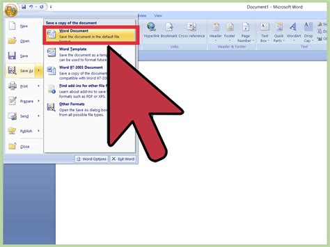 how to use microsoft word step by step